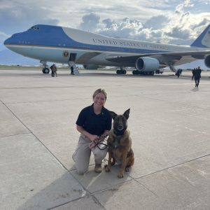 Danielle and her K9